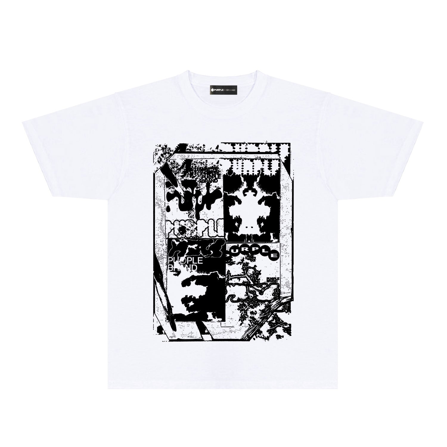 PURPLE  fashion T-shirt
