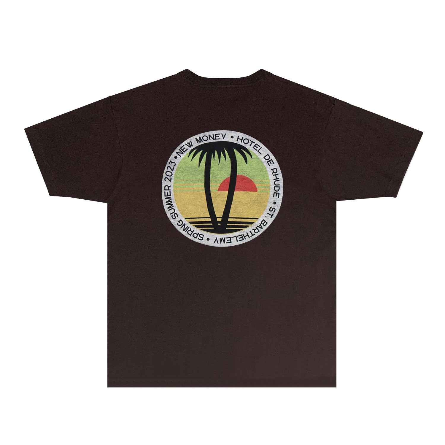 Rhude T-shirts Printed Trendy Pure Cotton