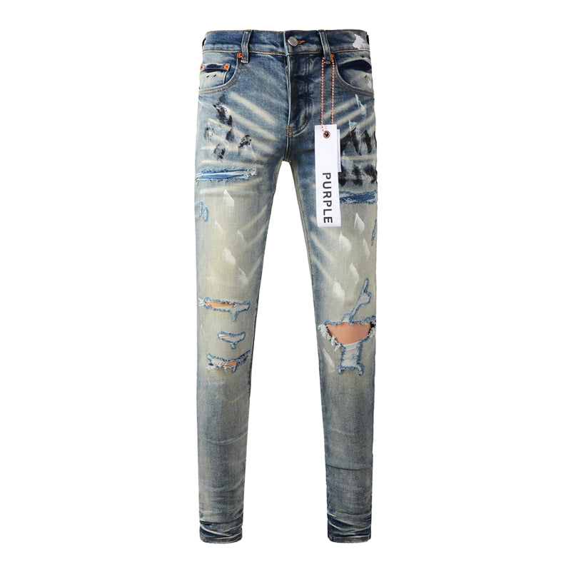 PURPLE  Fashion Jeans 9037