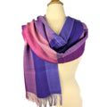 100% Baby Alpaca, Colorful Pastels Scarf (JUL224)