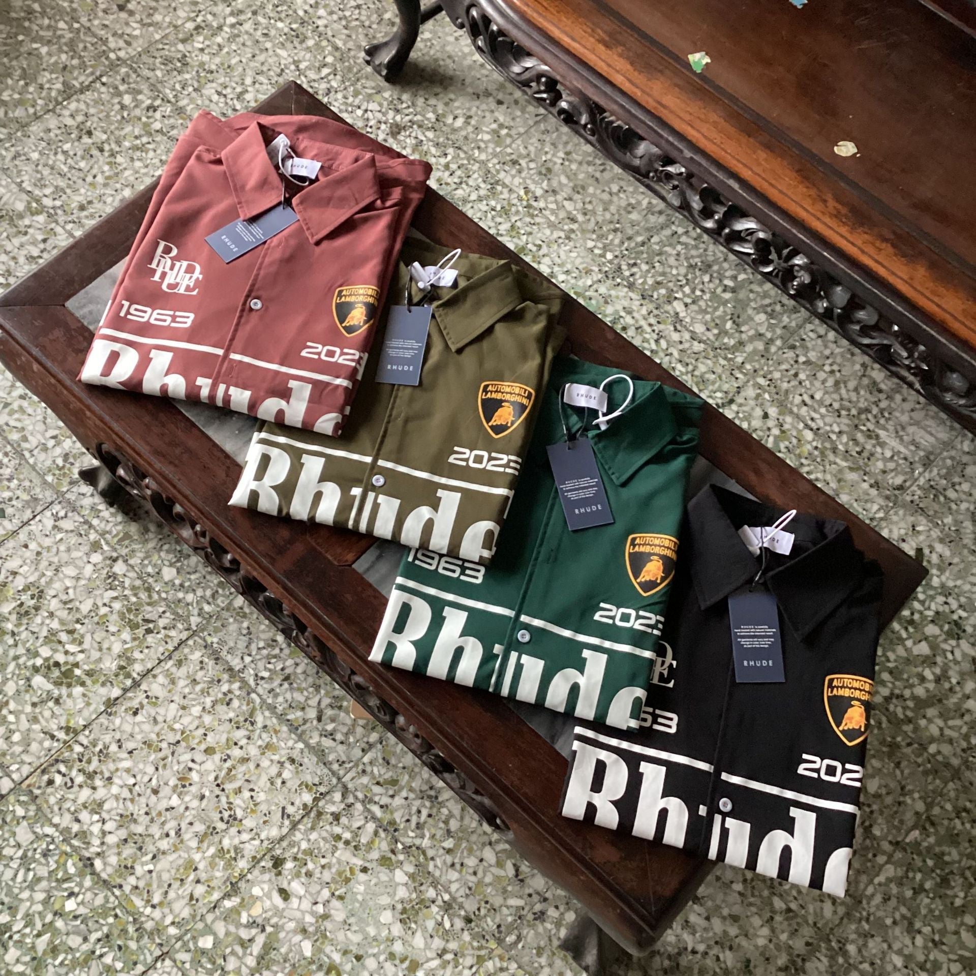 Rhude T-shirt Short Sleeve Shirt Casual Shirt