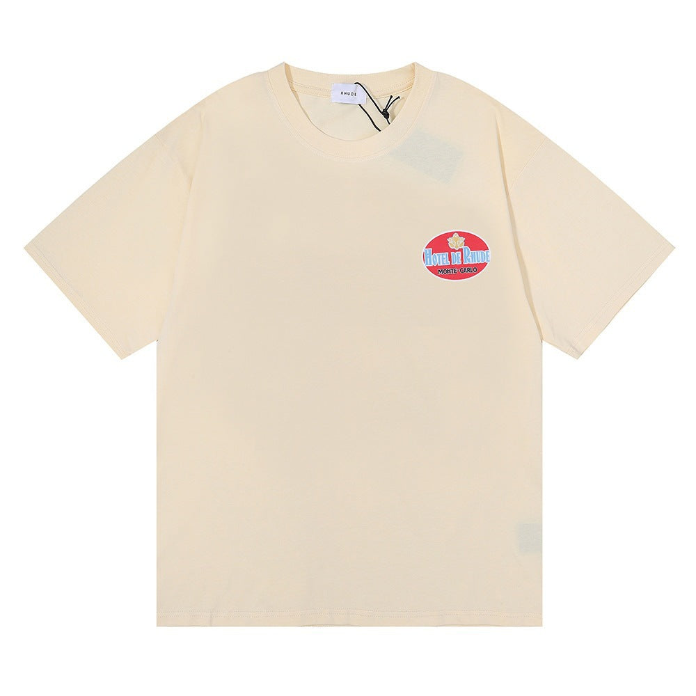 Rhude T-shirt Short Sleeve T-shirt Loose