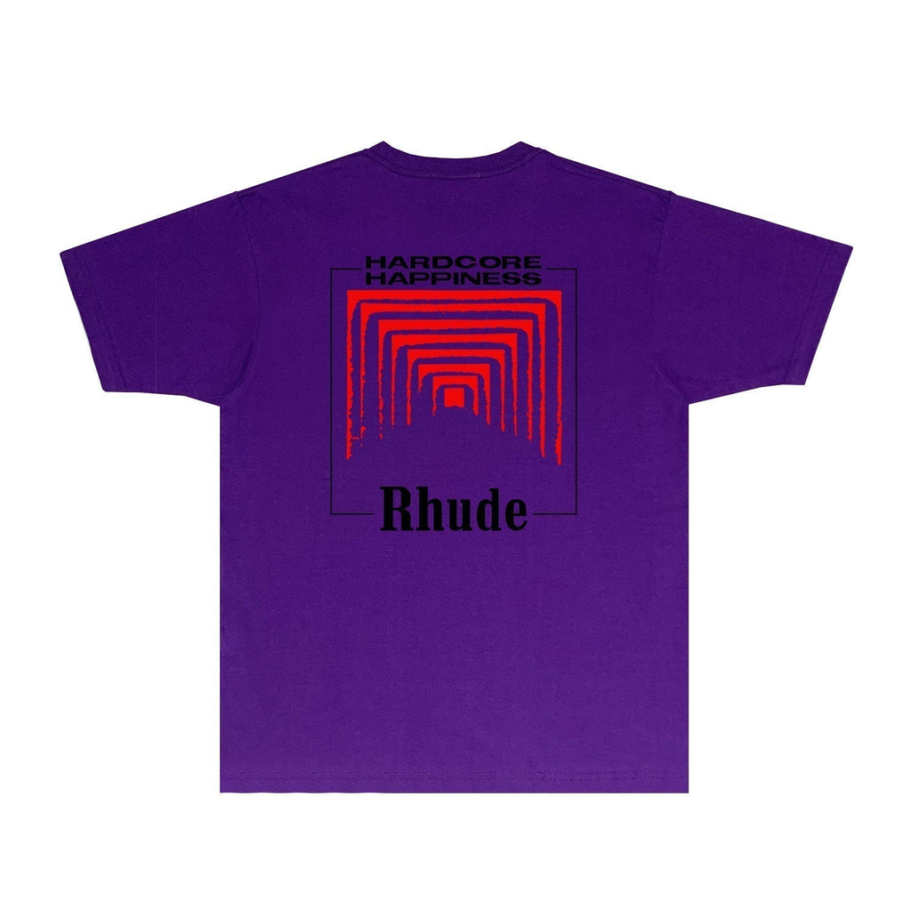 Rhude T-shirts Printed Trendy Pure Cotton