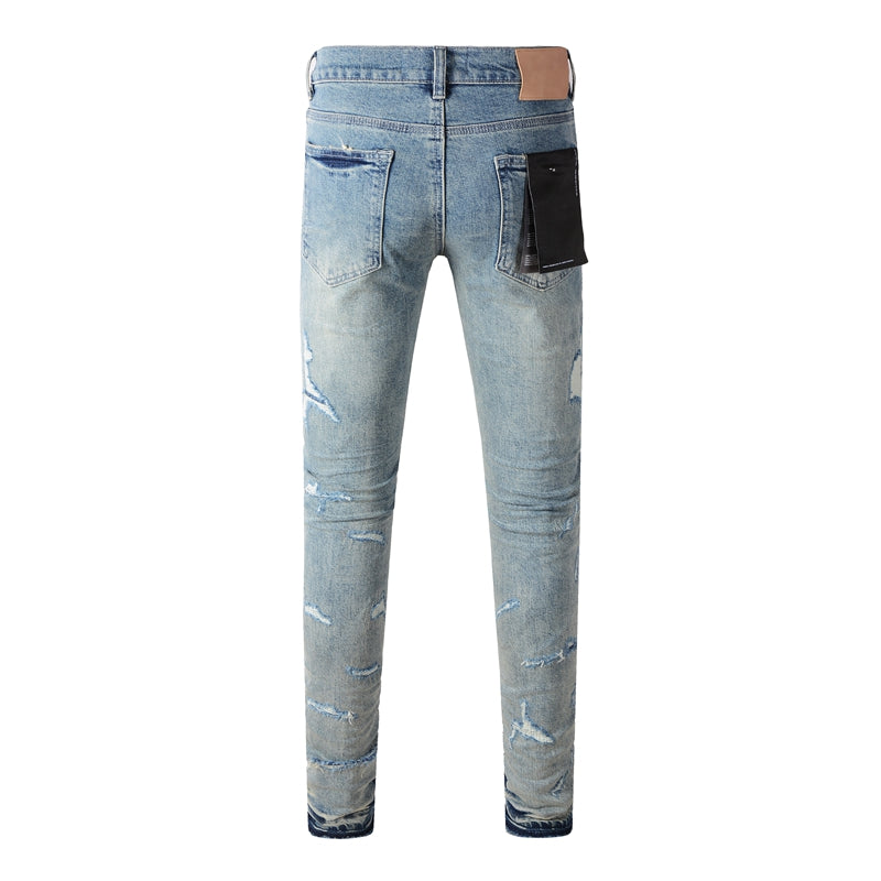 PURPLE  Fashion Jeans 9072