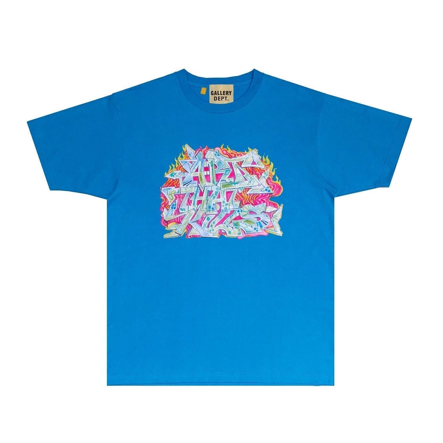 Gallery Dept T Shirt Retro Printed Loose Short-Sleeved Shirt